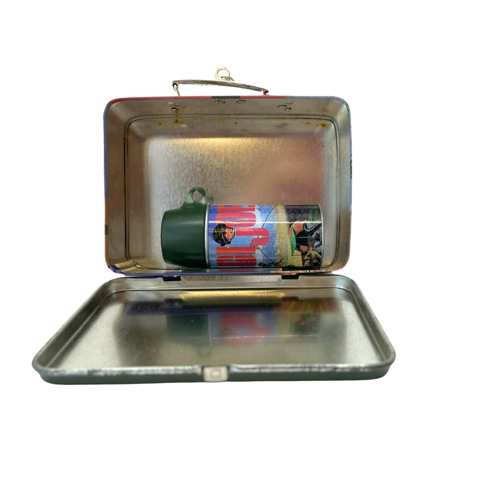 2002 Hallmark Keepsake Ornament "G.I JOE" Lunchbox Set Pressed Tin New in Box - Picture 2 of 8
